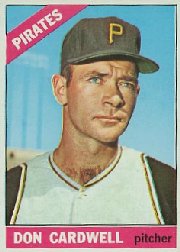 1966 Topps Baseball Cards      235     Don Cardwell
